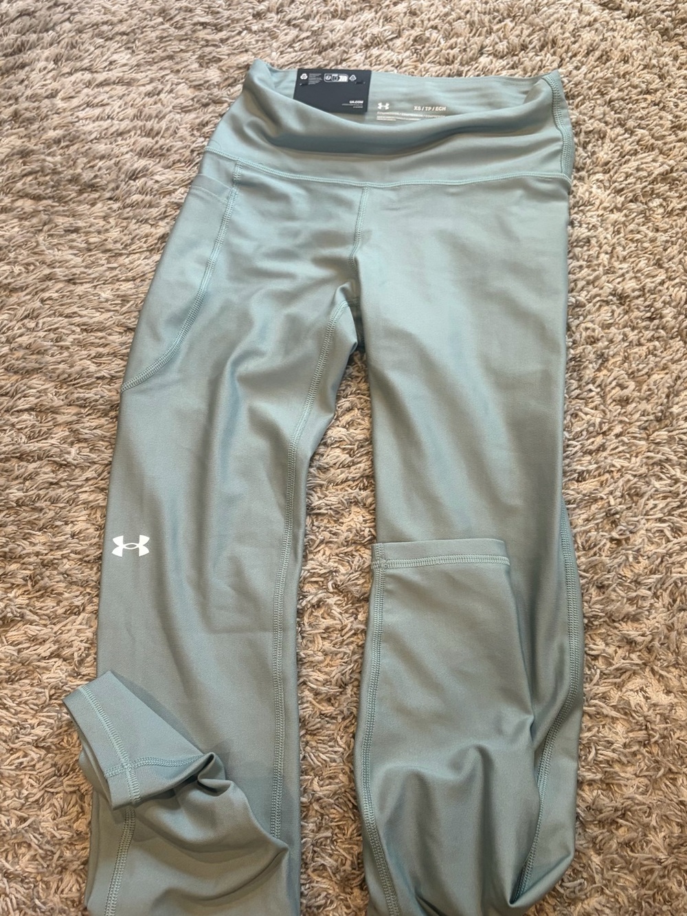 Under Armour Women’s Sage Green Performance Leggings